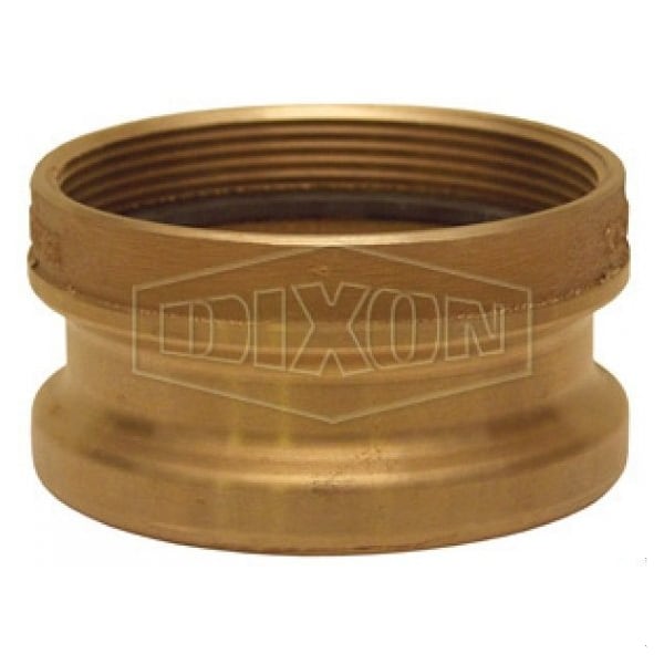 Fuel Delivery Tank Adapter, 4 in Nominal, NPSM, Brass, Domestic